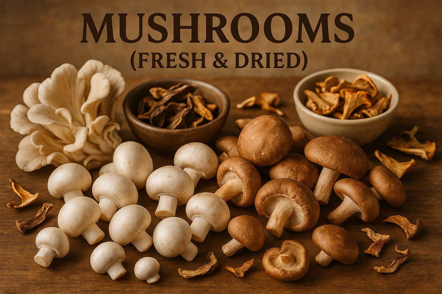 Mushrooms (Fresh & Dried)